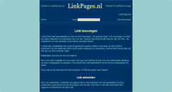 Desktop Screenshot of linkpages.nl