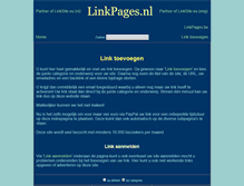 Tablet Screenshot of linkpages.nl